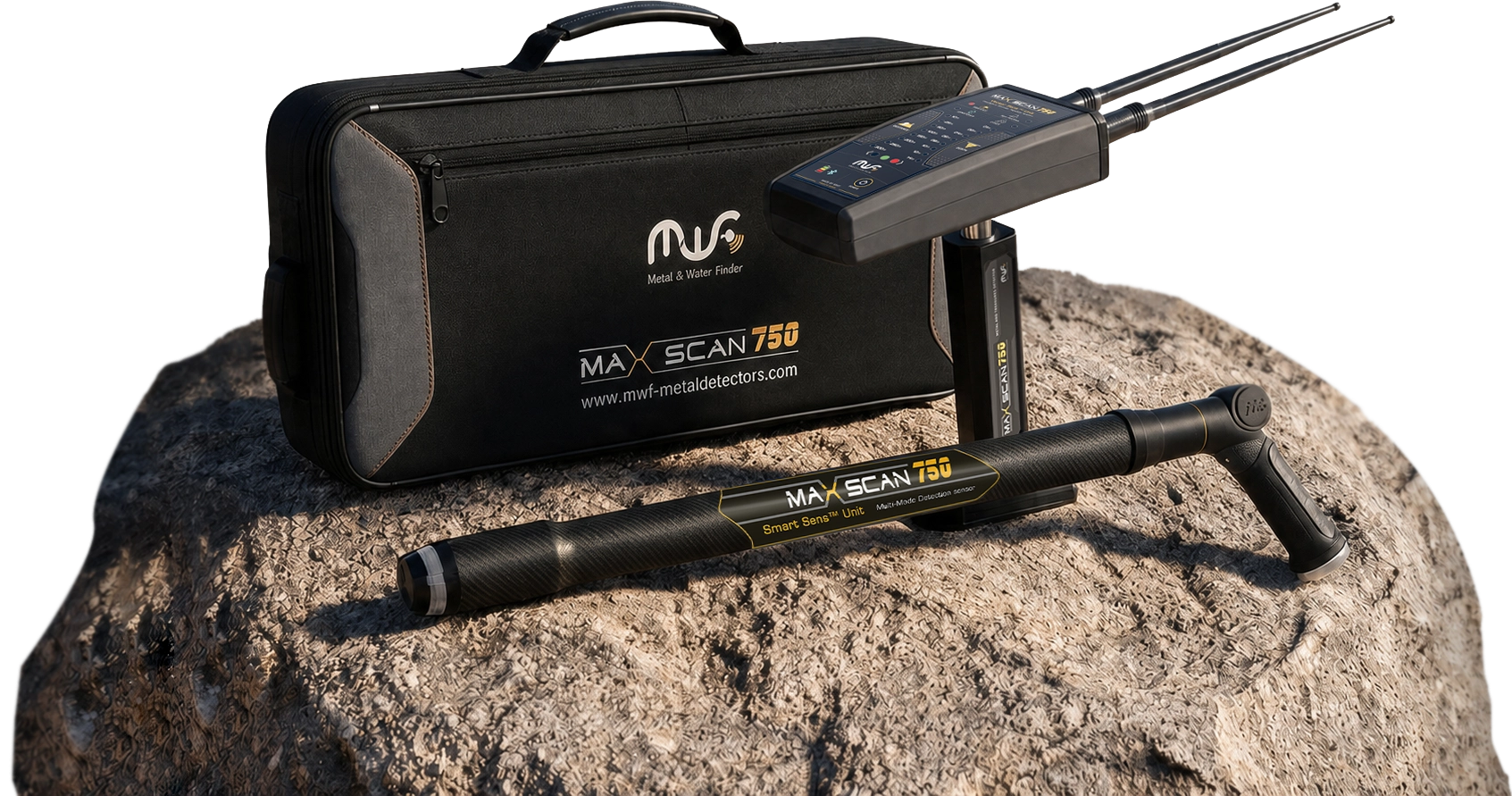 MaxScan 750 — SmartSense, VectorSense, and carrying case